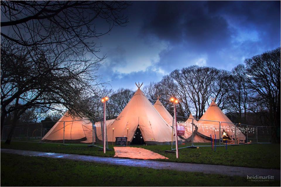 Outdoor event catering