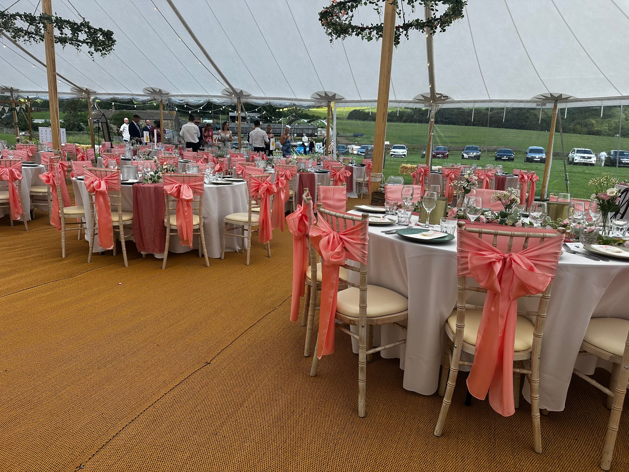 A wedding reception in the Lancashire countryside